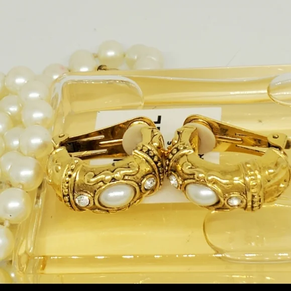 Vintage Luxurious Rare Signed Earrings